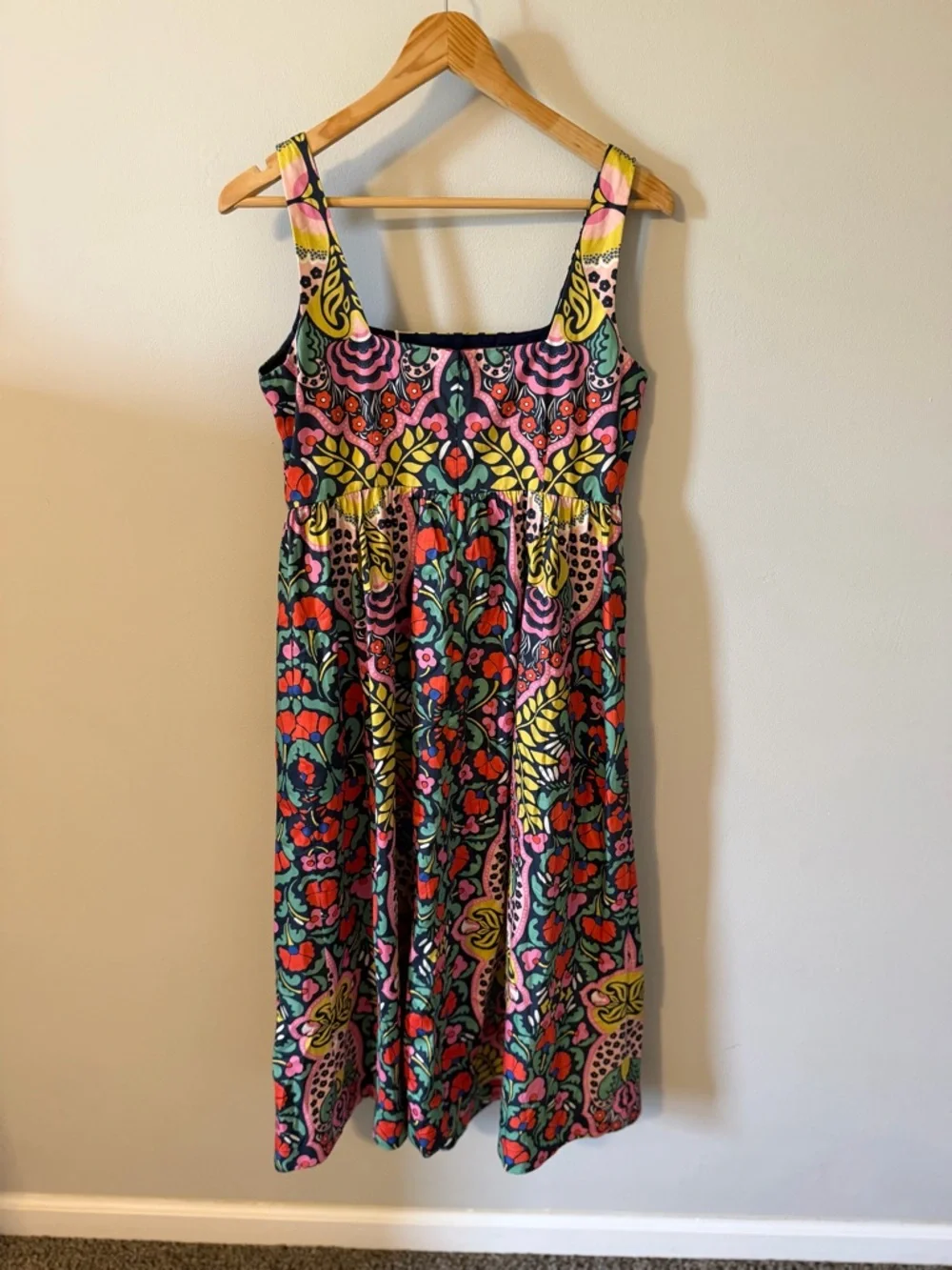 NWT Boden Violet Square Neck Midi Dress - Picture 13 of 14
